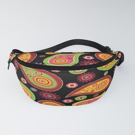 Colorful Paisleys Galore Fanny Pack