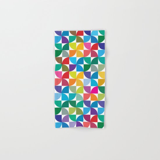 Geometrical work - Colours rotation Hand & Bath Towel