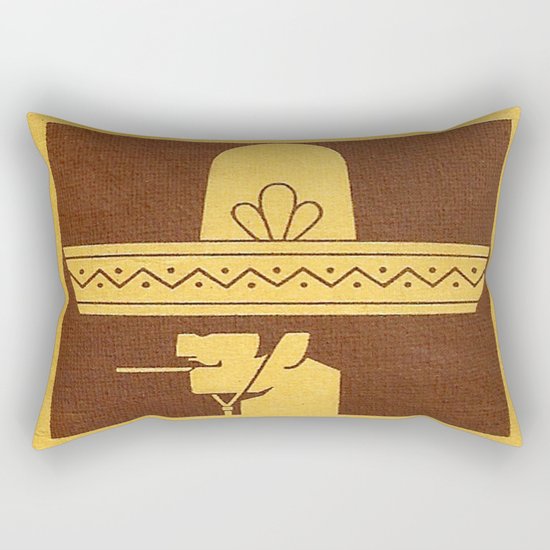Mexicano - Vintage Cigarette Rectangular Pillow