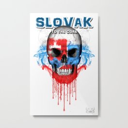 To The Core Collection: Slovakia Metal Print