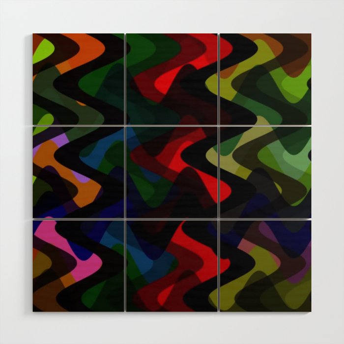 Zig Zag Wood Wall Art