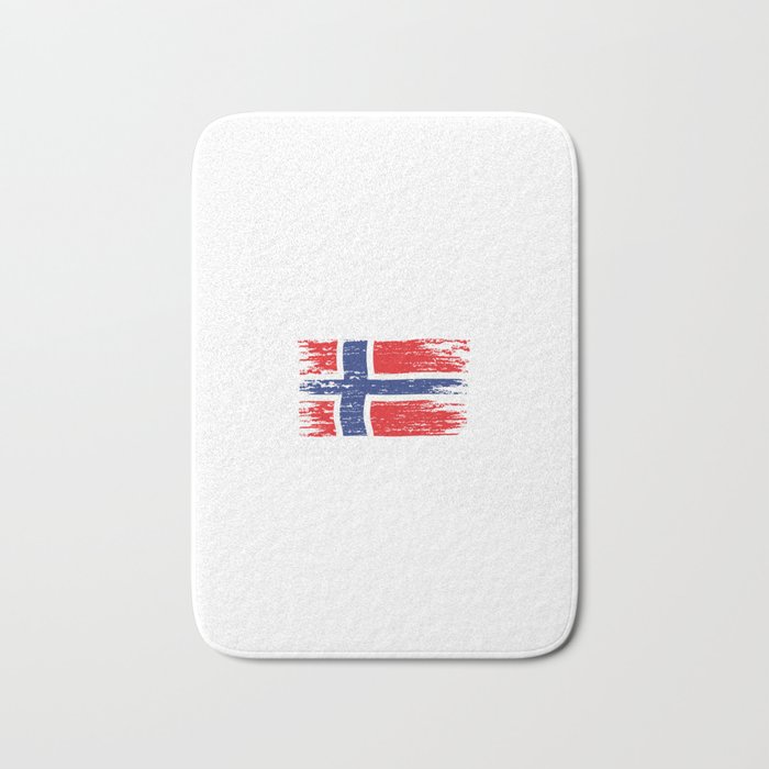 Nordkap 2022 - Angel Tour nach Norwegen mit Flagge Bath Mat