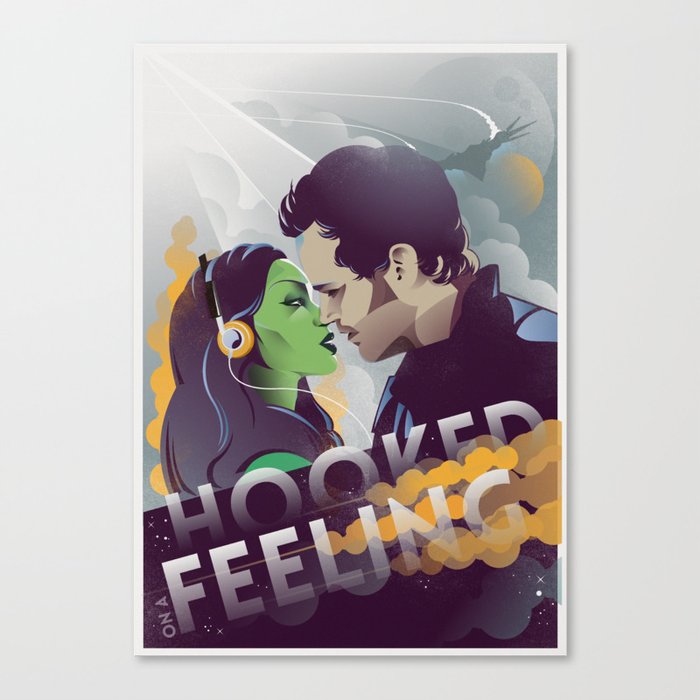 Hooked on a feeling Canvas Print