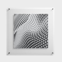 3D black & white Floating Acrylic Print