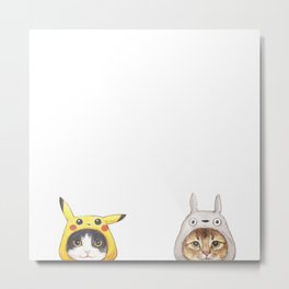 miyazaki cats Metal Print