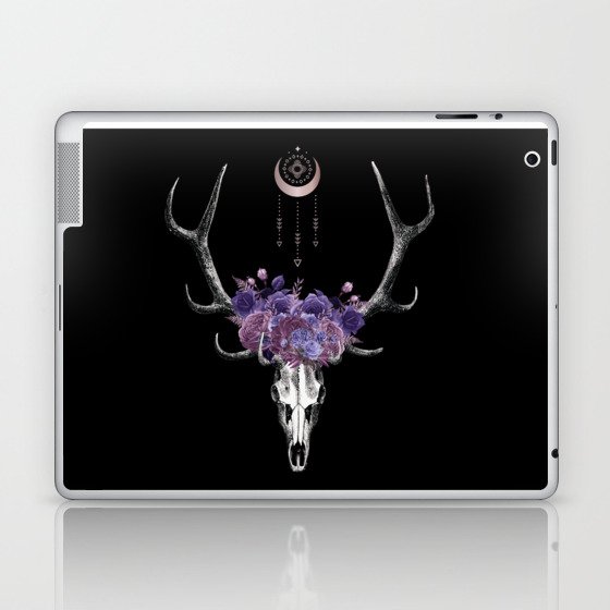 Floral Desert Skull Laptop & iPad Skin