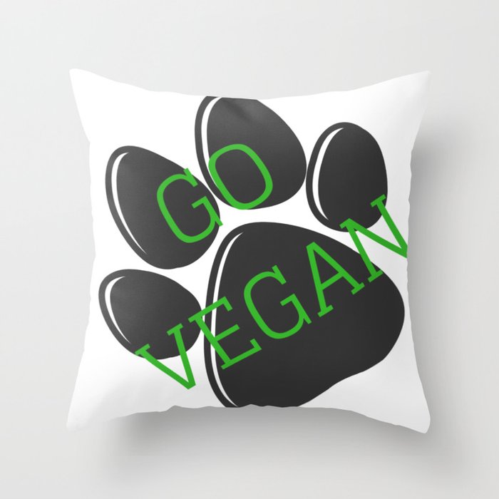 Hazte vegano | Go vegan Throw Pillow