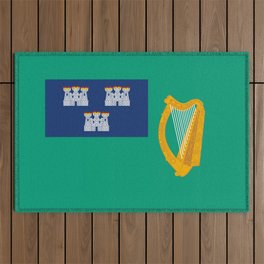 Flag of Dublin Outdoor Rug