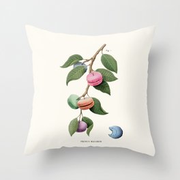 Macaron Plant Throw Pillow