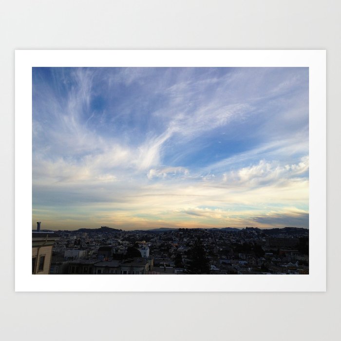 San Francisco Sunsets and Skylines 3/8 Art Print