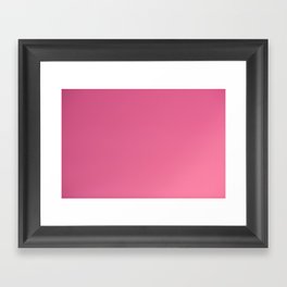 Solid Hot Pink Framed Art Print