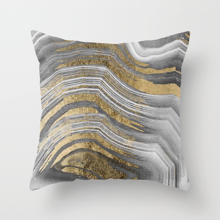 Abstract Paint Modern Throw Pillow By Mmartabc Society6