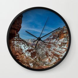 North Rim Trailshot Wall Clock | Nationalpark, Adventure, Northrim, Grandcanyon, Photo, Backpacking, Trail, Kaibab, Arizona, Hiking 