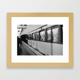 Metro in Paris Framed Art Print