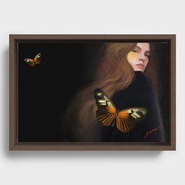 butterfly effect Framed Canvas