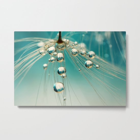 Dandy Blue Sprinkles Metal Print