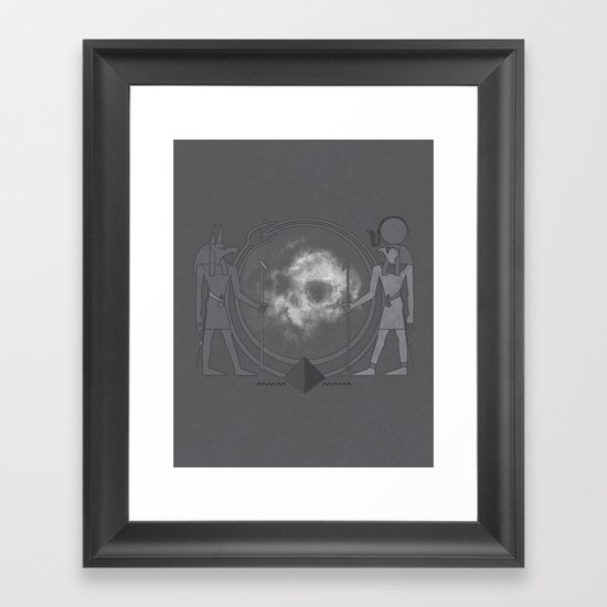 Ancient Guardians of Space and Time Framed Art Print