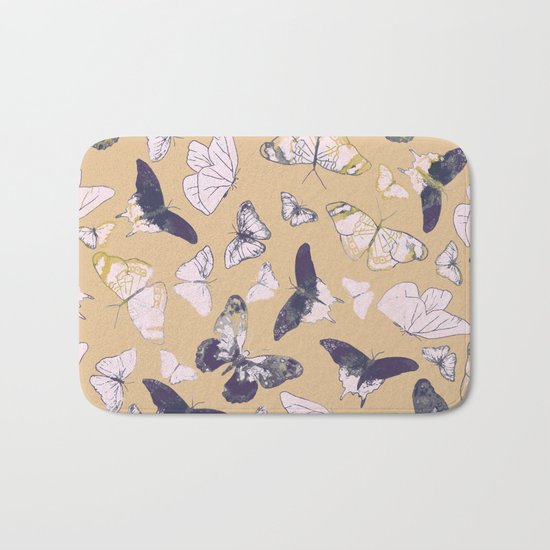BUTTERFLIES PATTERN Bath Mat