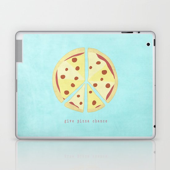 Give Pizza Chance Laptop & iPad Skin