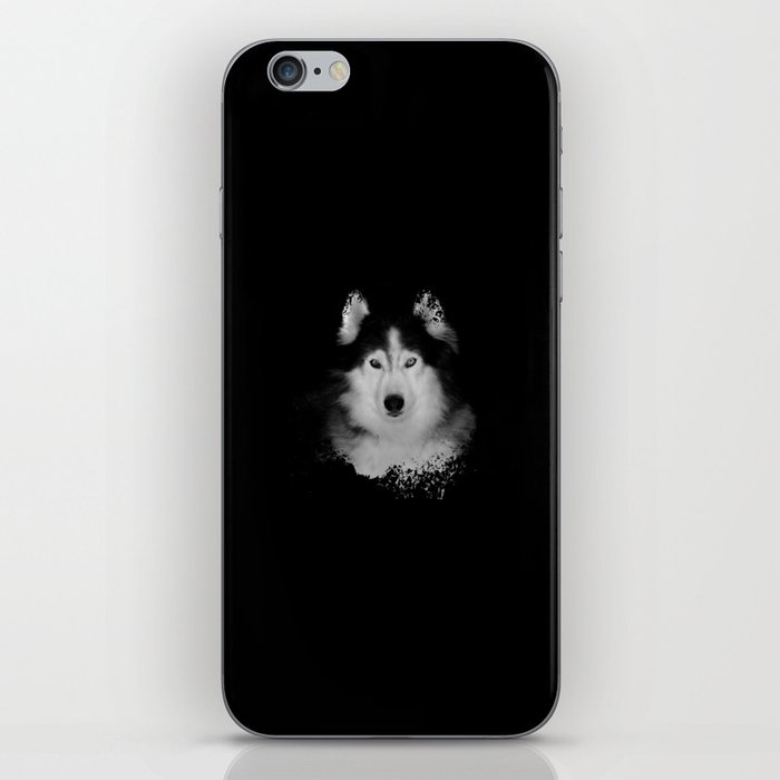 Siberian husky iPhone Skin