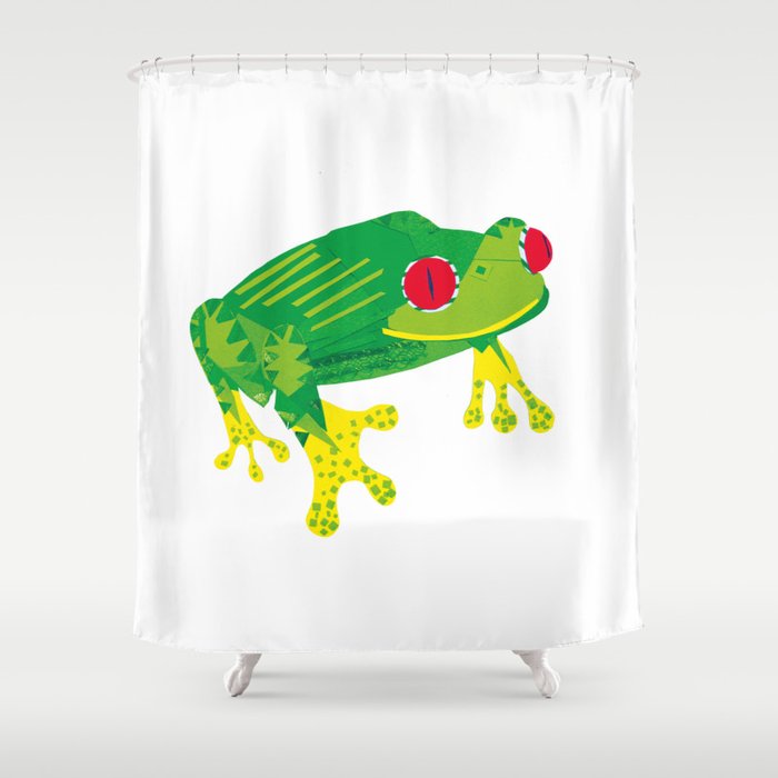 Frog Shower Curtain by kamilamaria