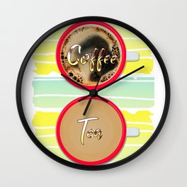 Tea and coffee signs  Wall Clock