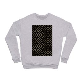 Black and Brown Shape Mosaic Pattern 4 Pairs DV 2022 Popular Colour There's No Place Like Home 0318 Crewneck Sweatshirt