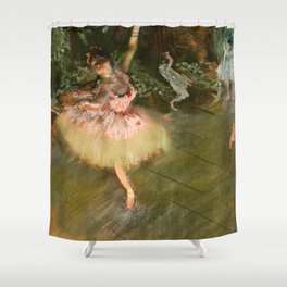 Edgar Degas "The Star" Shower Curtain