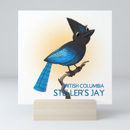 Steller’s Jay (Canavians Series) Mini Art Print