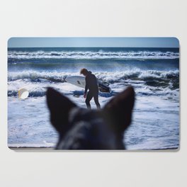 listen to the surf Cutting Board