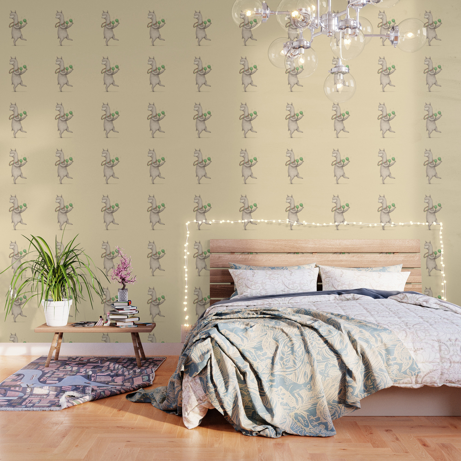 Alpaca On Maracas Wallpaper By Sophiecorrigan Society6