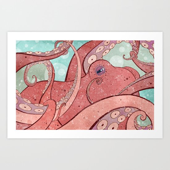 Octopus Art Print