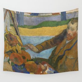 The Painter of Sunflowers, Paul Gauguin Wall Tapestry