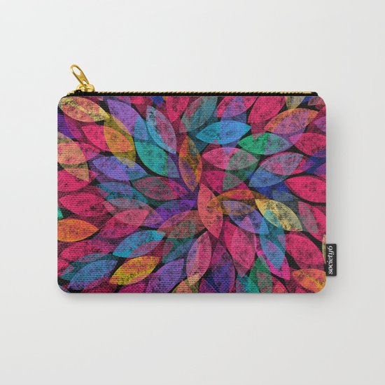 Abstract Colorful leaves III Carry-All Pouch