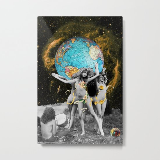 Hippie Neraides Metal Print