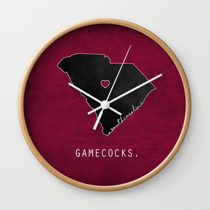 Gamecocks Wall Clock