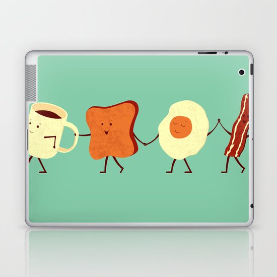 Let's All Go And Have Breakfast Laptop & iPad Skin
