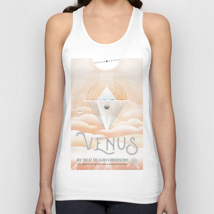 NASA Retro Space Travel Poster #14 - Venus Tank Top
