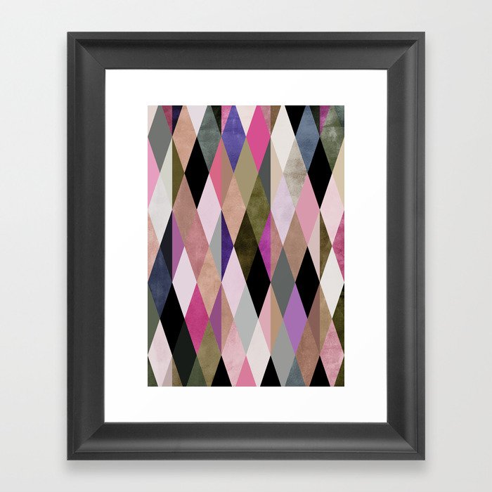 colour + pattern 27 Framed Art Print
