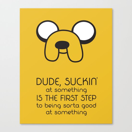Wisdom From A Dog Canvas Print