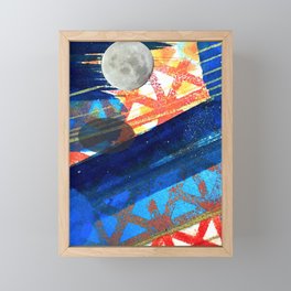 The Moon will be our Destination Framed Mini Art Print