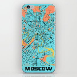 Moscow city iPhone Skin