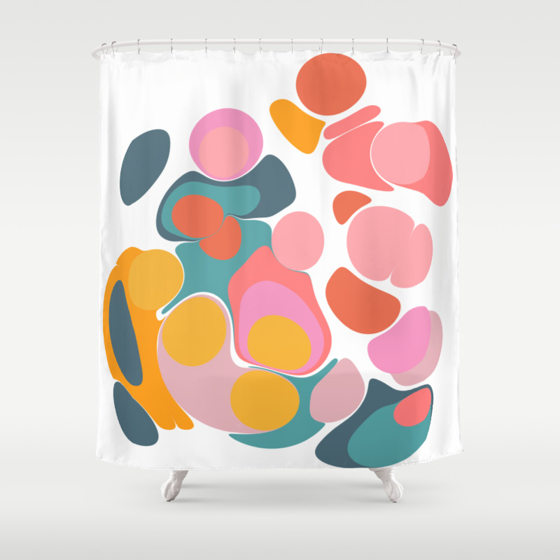 Shower Curtains Colorful Designs The Best Image Of Curtain