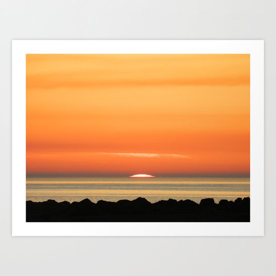 Scottish Sunset Art Print