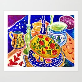 Easter Table Art Print