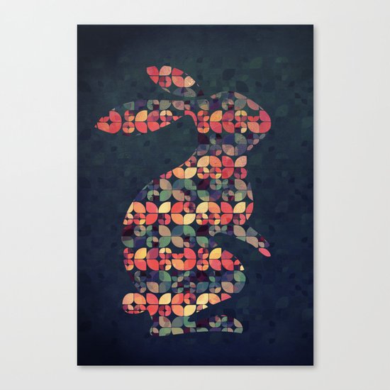 The Pattern Rabbit Canvas Print