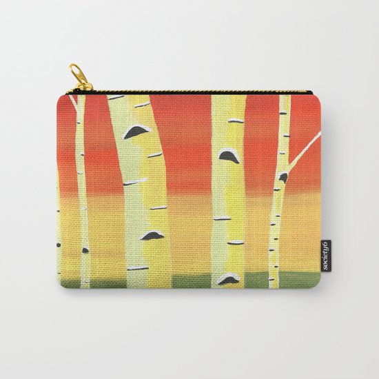 Birch Woods Carry-All Pouch