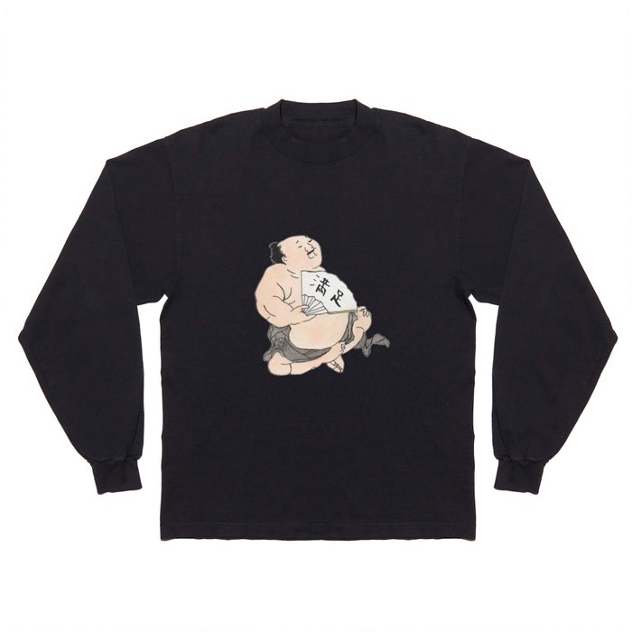 Satisfied from HOKUSAI Long Sleeve T Shirt