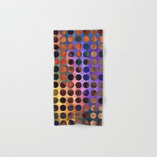 MELANGE of VIOLET and RUST Hand & Bath Towel