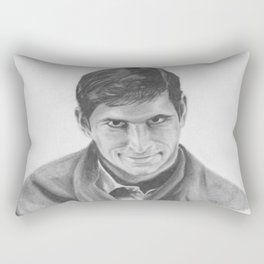 Norman Bates Portrait Rectangular Pillow
